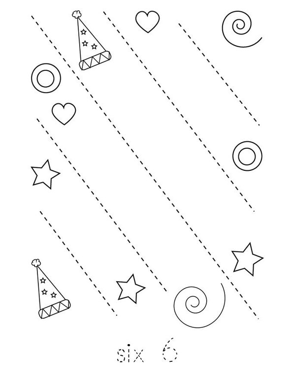 Line Tracing Mini Book - Sheet 6