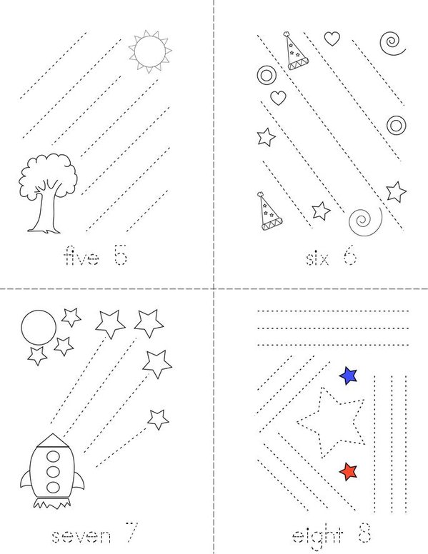 Line Tracing Mini Book - Sheet 2