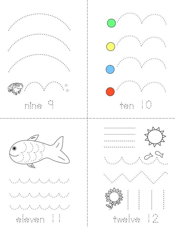 Line Tracing Mini Book - Sheet 3