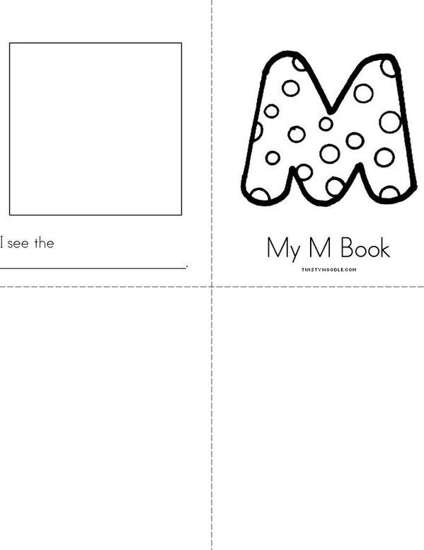 My  M Book Mini Book - Sheet 2