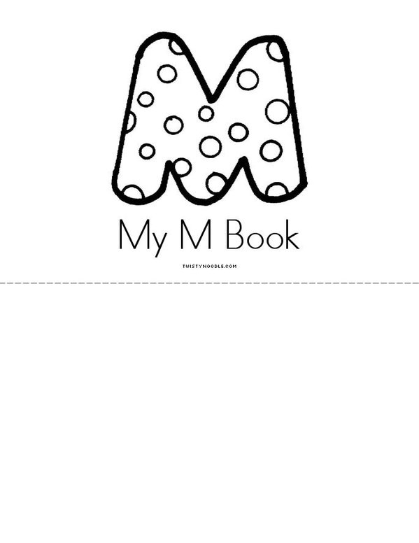 My  M Book Mini Book - Sheet 3