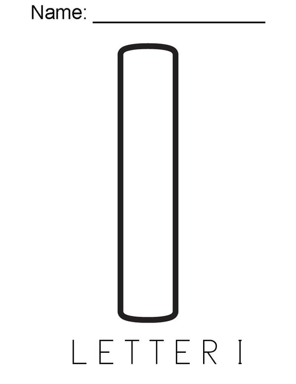 I Mini Book - Sheet 1