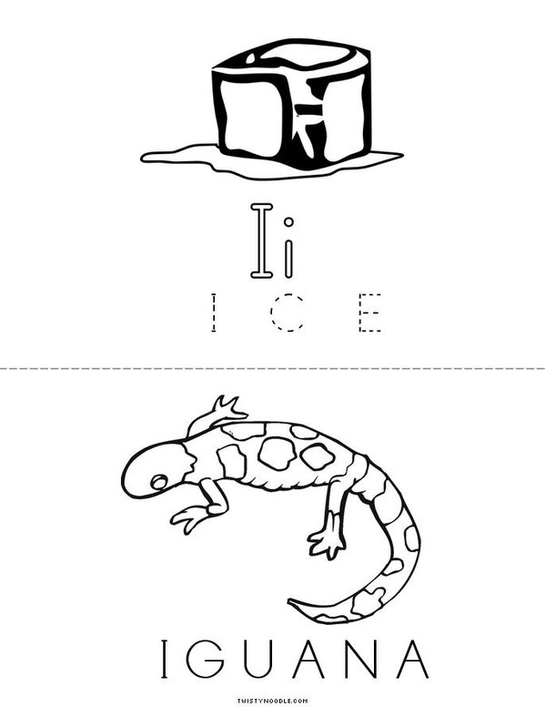 I Mini Book - Sheet 2