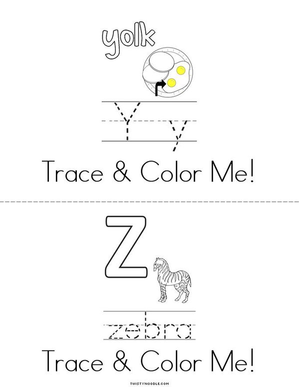 Trace With Me Activity Book - Animals Mini Book - Sheet 13