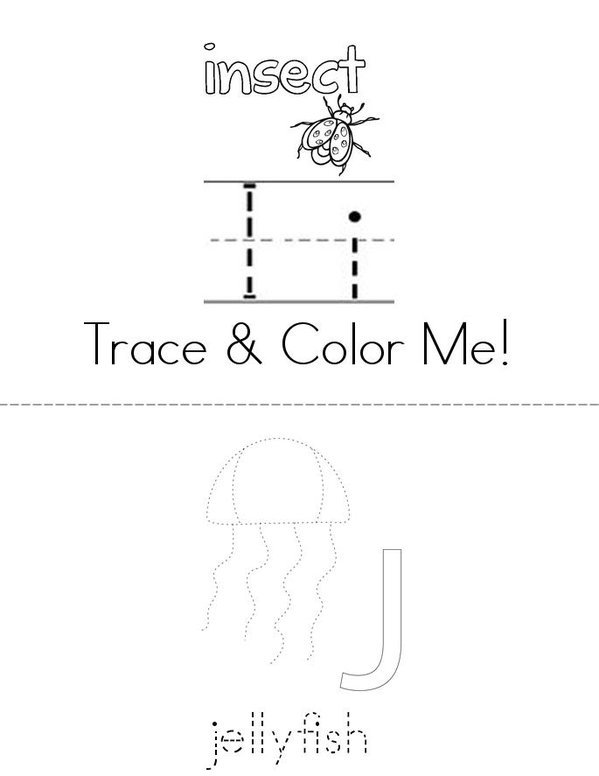 Trace With Me Activity Book - Animals Mini Book - Sheet 5