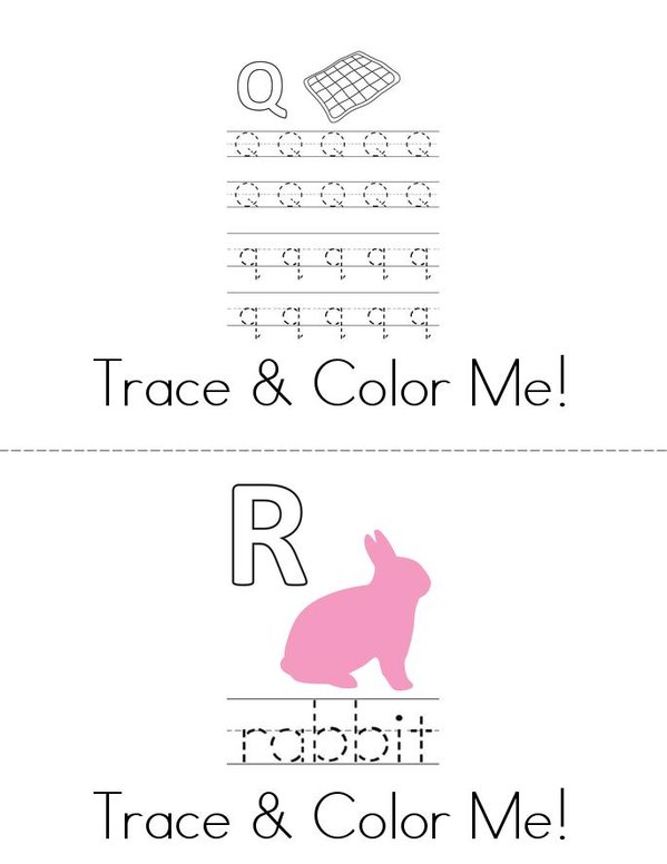 Trace With Me Activity Book - Animals Mini Book - Sheet 9