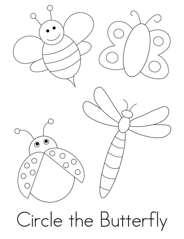 Butterfly Activity Book Mini Book - Sheet 1