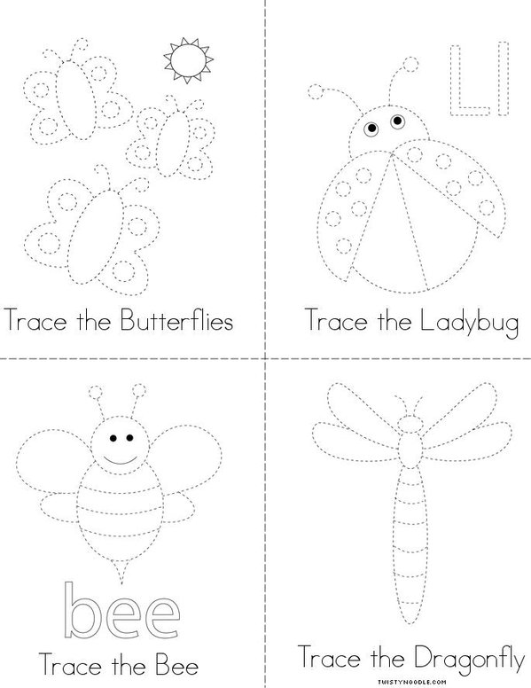 Insect Tracing Mini Book