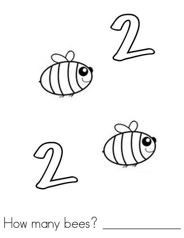 Bee Activity Book Mini Book - Sheet 3