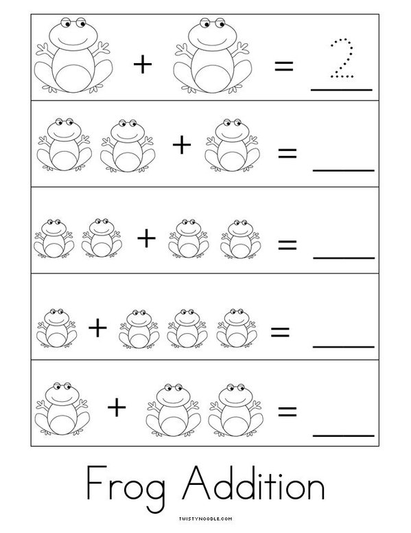 Frog Activity Book Mini Book - Sheet 4