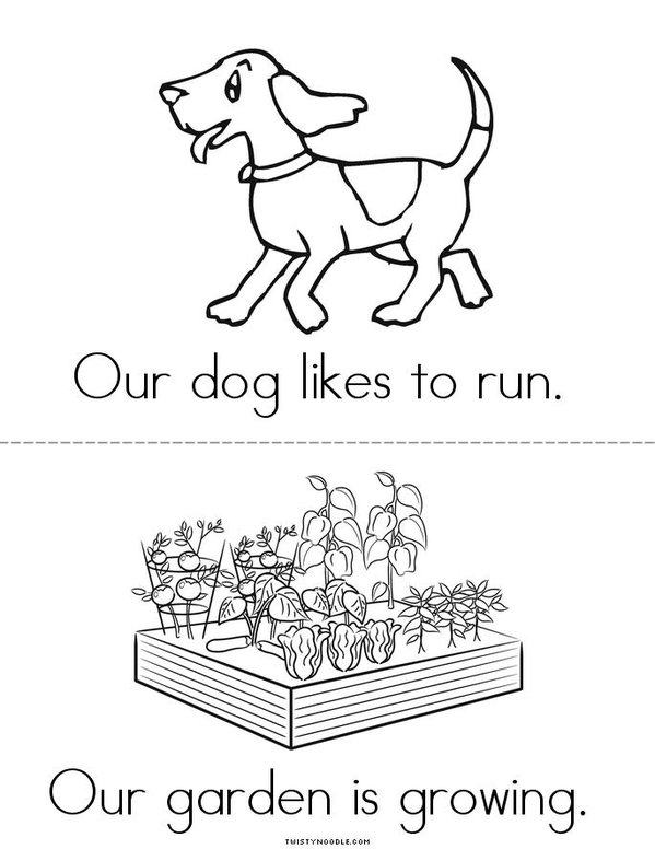 Our Book  Mini Book - Sheet 2