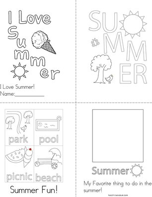 I Love Summer Book