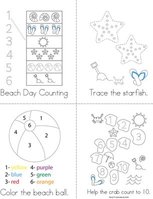 Beach Activity Book