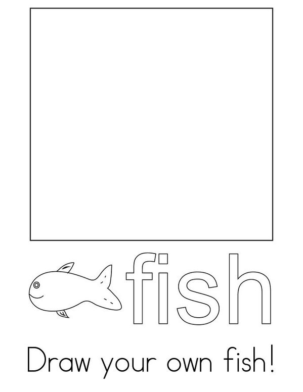 Rainbow fish color book Mini Book - Sheet 11