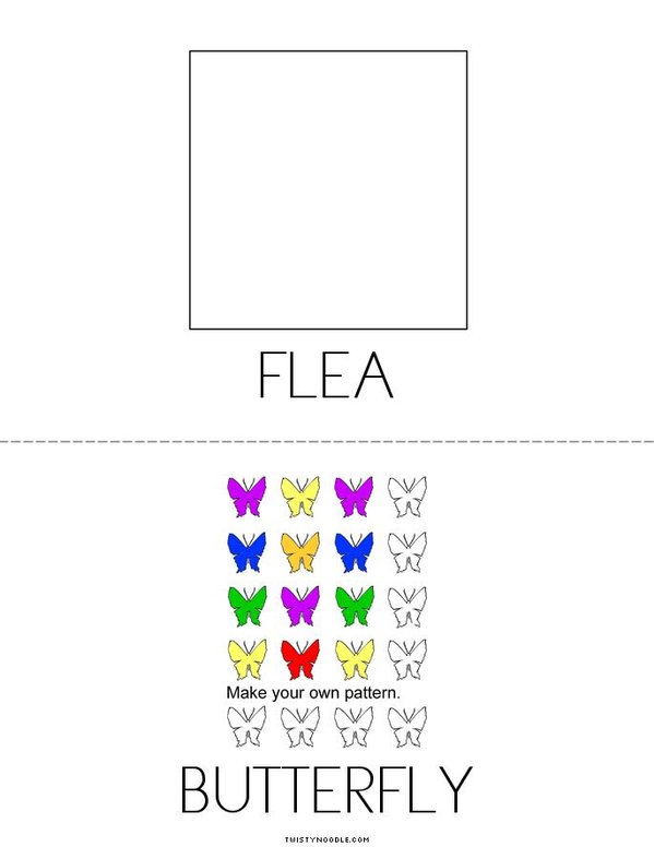Caterpillar shoes  Mini Book - Sheet 5