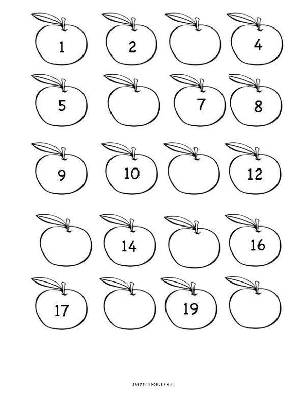 Counting Mini Book - Sheet 4