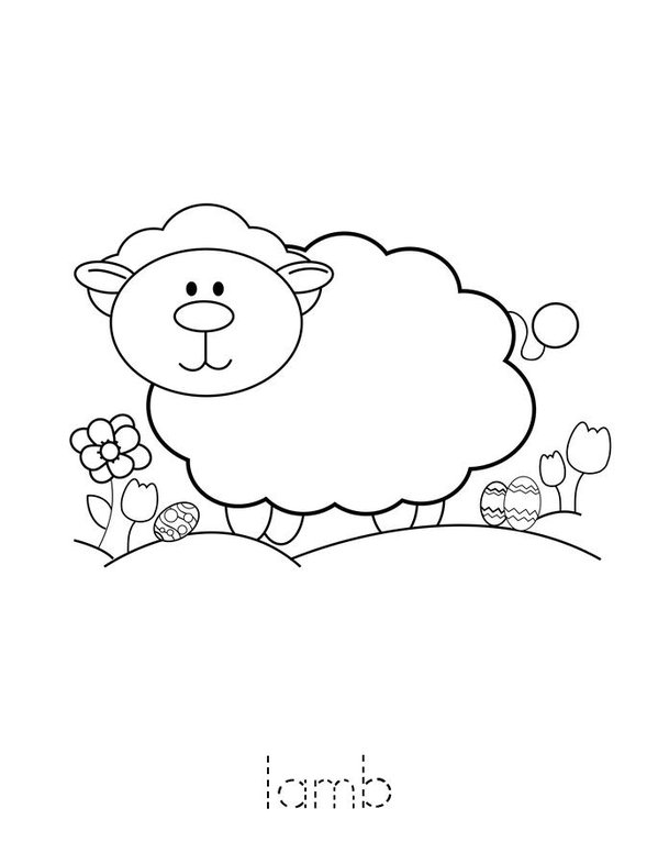 Mary Had a Little Lamb Mini Book - Sheet 2