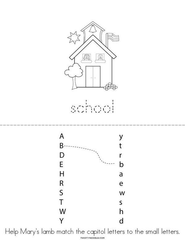 Mary Had a Little Lamb Mini Book - Sheet 2