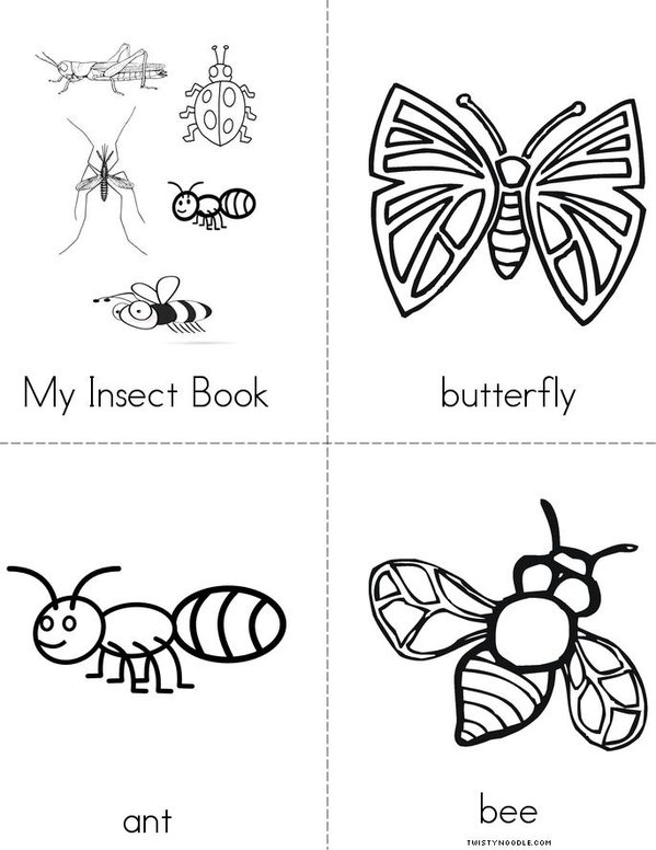 Free Printable Bug Books Printable Templates