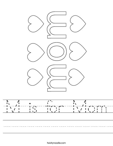 #1 Mom Worksheet