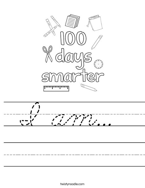 100 days smarter Worksheet