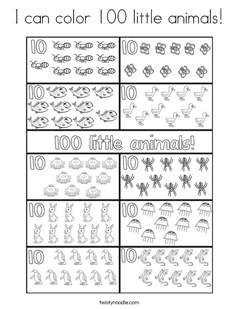 Little Coloring Animals Little Coloring Animals
