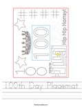 100th Day Placemat Worksheet