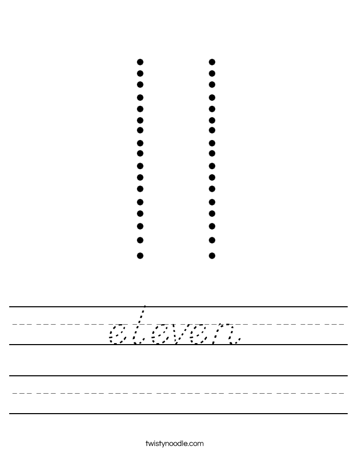 eleven Worksheet