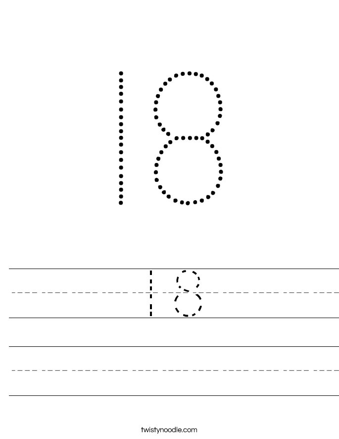 18 Worksheet - Twisty Noodle