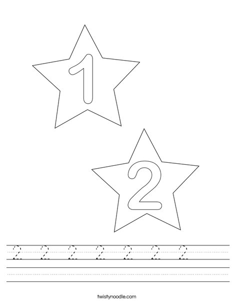 2 Stars Worksheet