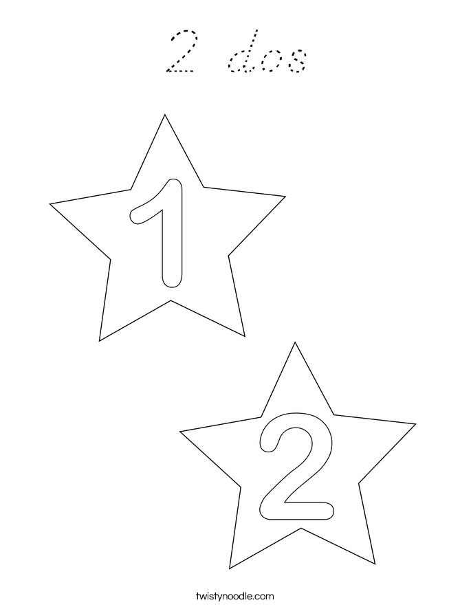 2 dos Coloring Page
