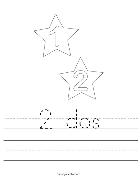 2 Stars Worksheet