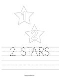 2 STARS Worksheet