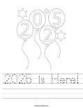 2025 is Here! Worksheet