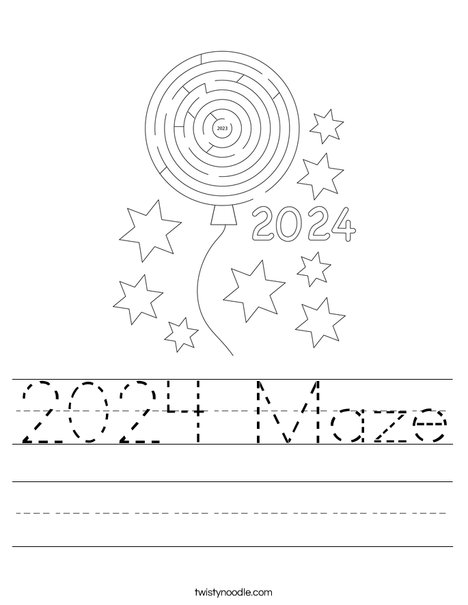 2024 Maze Worksheet Twisty Noodle   2024 Maze 2 Worksheet Png 468x609 Q85 