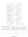 2025 Bookmark Worksheet
