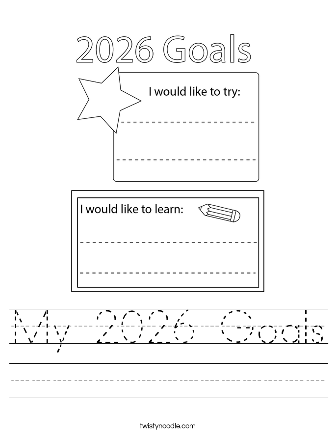 My 2026 Goals Worksheet