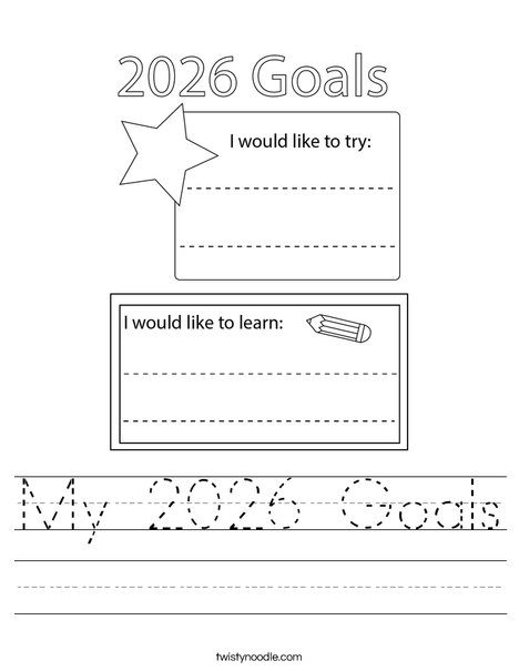 2026 Goals Worksheet