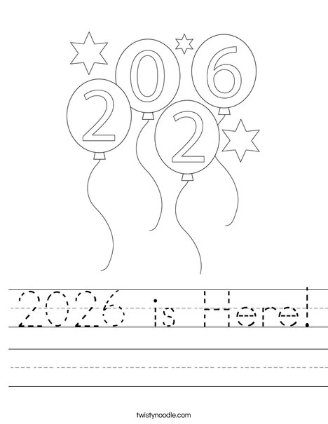 2026 is Here! Worksheet