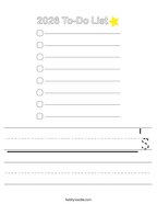 __________'s Handwriting Sheet