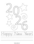 Happy New Year! Worksheet