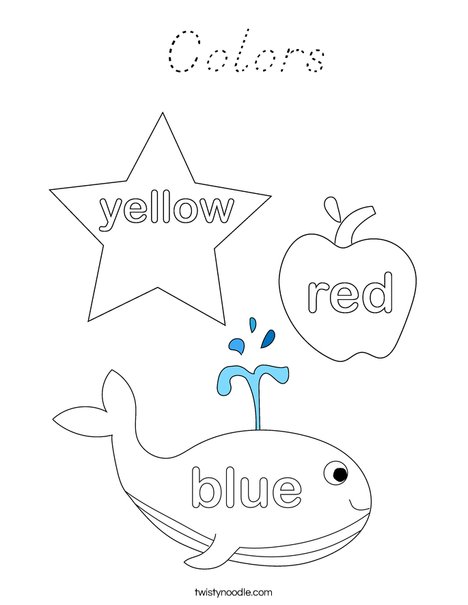 3 Big Crayons Coloring Page