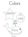  Colors Coloring Page