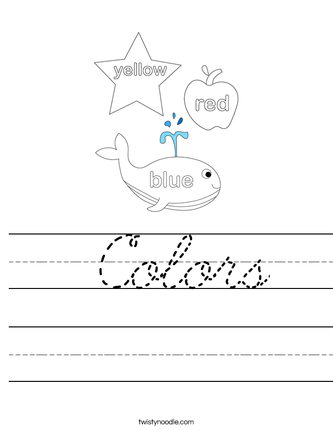  Colors Worksheet