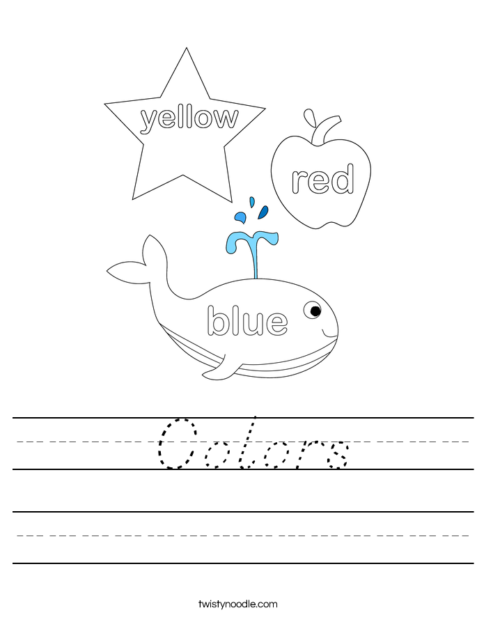  Colors Worksheet
