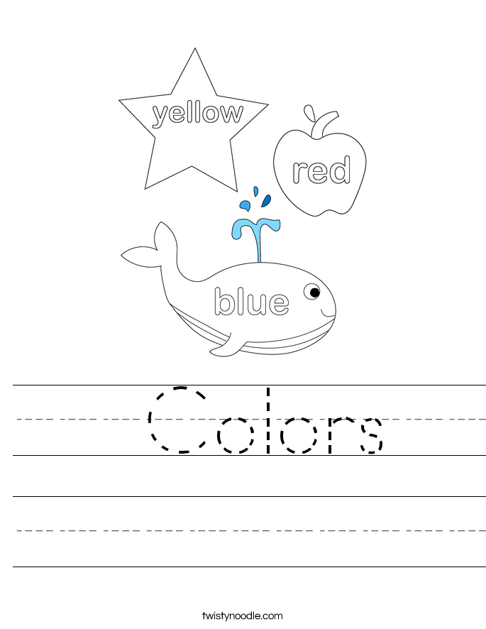  Colors Worksheet