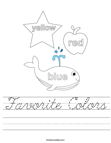 3 Big Crayons Worksheet