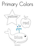 Primary Colors Coloring Page