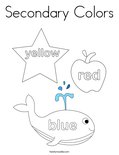Secondary Colors Coloring Page