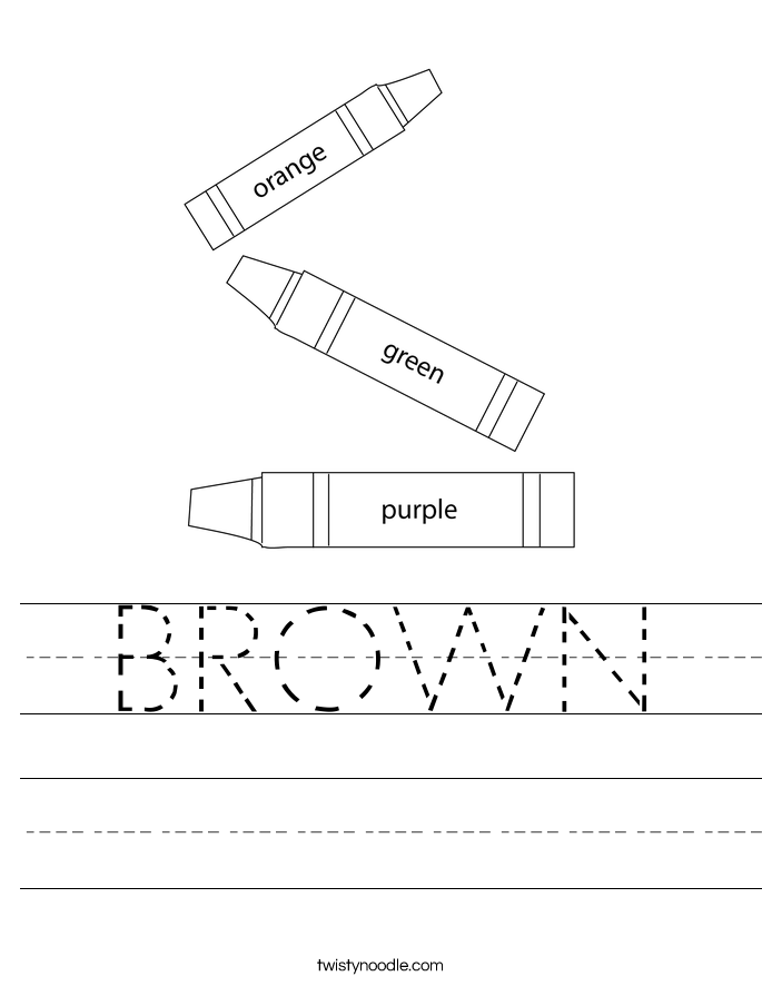 BROWN Worksheet